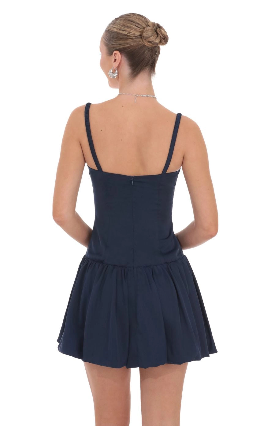 DingJi Wedding Elegant Thin Strap Sleeveless Ruffle Bubble Chest Homecoming Dresses